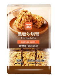 【Simple Life沙琪瑪黑糖】 <br><span>產地：台灣  規格：180g<br>