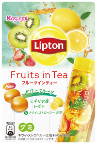 【日本春日井 Lipton酸水果茶風味軟糖】<br><span>產地：日本  規格：44g<br>