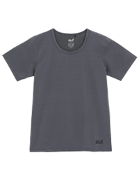 男 抗菌銅纖維透氣排汗內衣 T恤『鐵灰』
