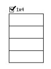 便利印貼紙1x4