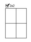 便利印貼紙2x2