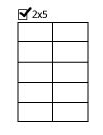便利印貼紙2x5