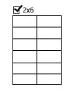便利印貼紙2x6