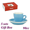 #17 Espresso Cup w/ Saucer - Baby Blue (HG0850BB)