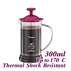 300ml French Press - Pink (HG2109PK)