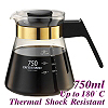 750ml Coffee Server - Black (HG2206BK)