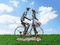 造型擺飾 - 情侶腳踏車