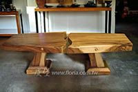 原木矮桌