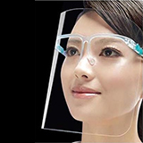 眼鏡式透明防護面罩