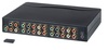 YSCT-YD04A 1進4出分量視頻&立體音頻分配放大器﻿ 1 Input 4 Output Component Video Distribution Amplifier with Stereo Audio