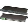 TPA016 1U 16 路有源機架式視頻雙絞線接收器 ﻿ 16 Port Active Receiver Hub In 1U Rack Mounting Panel