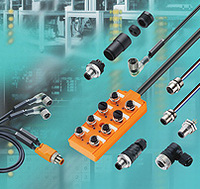 BELDEN, Lumberg-M12 Micro actuator/sensor distribution box, top-entry, 4-ports, 工業M12微型執行器/傳感器配電箱，頂部入口，4端口
