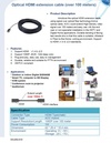 Optical HDMI extension cable (over 100 meters) HDMI 光纜延長線