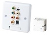 YW02HA 有源嵌入式分量視頻與立體音頻&數字音頻雙絞線延長器﻿ Wall Plate Active Component Video & Stereo Audio CAT5 Extender﻿