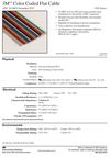 3M-3302 Series 3M™ Color Coded Flat Cable .050