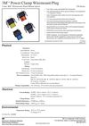 3M™ Power Clamp Wiremount Plug, 358 Series Series 358, 3mm