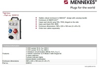 MENNEKES-320012, Charging systems Test box 電動車充電系統測試盒