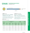 CIVUS Ultra Thin-Wall ISO 6722, Compressed Conductor 符合ISO 6722及RoHS規範 PVC, 壓縮導體超薄肉汽車花線