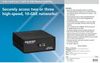 BLACKBOX-SW1030A  2-to-1 CAT6 10-GbE Manual Switch (ABC)  2對1手動CAT6切換器
