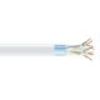 BLACKBOX-EVNSL0615A-1000  CAT6 Shielded 400-MHz Solid Bulk Cable (STP), 24 AWG, 4-Pair, 1000-ft. (304.8-m), Plenum, White