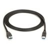 BLACKBOX-USB31-0003-MF  USB Version 3.0 Cable, Type A Male–Type A Female, 3-ft. (0.9-m)