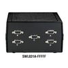 BLACKBOX-SWL031-MMMMM  DB9 Switches, (5) Male   4對1手動DB9切換器, (5) Male
