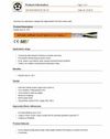 LAPP- ÖLFLEX® SERVO FD 781 CP  工業級(超柔移動式防水防油污耐磨損低煙無毒銅網隔離)連接線Screened, low capacitance, halogen-free highly flexible PUR servo motor cable