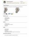 LAPP-EPIC® Data PROFIBUS Connectors 35° Screw Terminals 工業用接頭