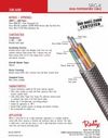 Radix-SRG-K  Silicone Rubber/Fiberglass/ K-Fiber Braid 200°C  600 V (22 AWG – 2 AWG)  K-Fiber Braid 多芯矽橡膠+玻璃絲編織高溫控制電纜