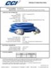 CCI-8/3 STW extension cord with 250V 50A plug and cord connector 電焊組裝線 (含線和接頭)