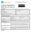 ALPHA-FIT-750-1/2 2:1 Adhesive Lined PO -55 to 110 CA Prop 65, REACH , RoHS, UL 224 永久防水和防腐保護熱縮管