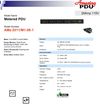 DGP-AMz-2011/M1-08-1 Metered PDU 20Amp 115V (Power Distribution Unit)智慧型電源分配器(具有數位型負載顯示器)