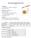 Hosiwell-41004-NN-05-V Tight buffer 50/125 OM2 fiber, PVC Jacket 非金屬鎧裝緊式屋內型光纜