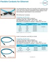 ALpha-Ethernet Cat 5e industrial Flexible Cordsets for Ethernet M12 Connectors AWG24 5 Million Flex Life Cycles PO Insulation, Teal TPE Jacket 防水工業自動化乙太網路 UTP or SFTP 超柔軟連接器線束M12接頭