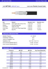 YMHD-LLC-MFT400 ( LMR400 RG8/Belden 9913 Type 1-inch)  50 Ω RF (30㎒~ 6G)  Low Loss Flexible Communications Coaxial Cable PE低損耗微波高射頻通訊同軸電纜