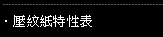 壓紋紙特性表