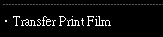 Transfer Print Film