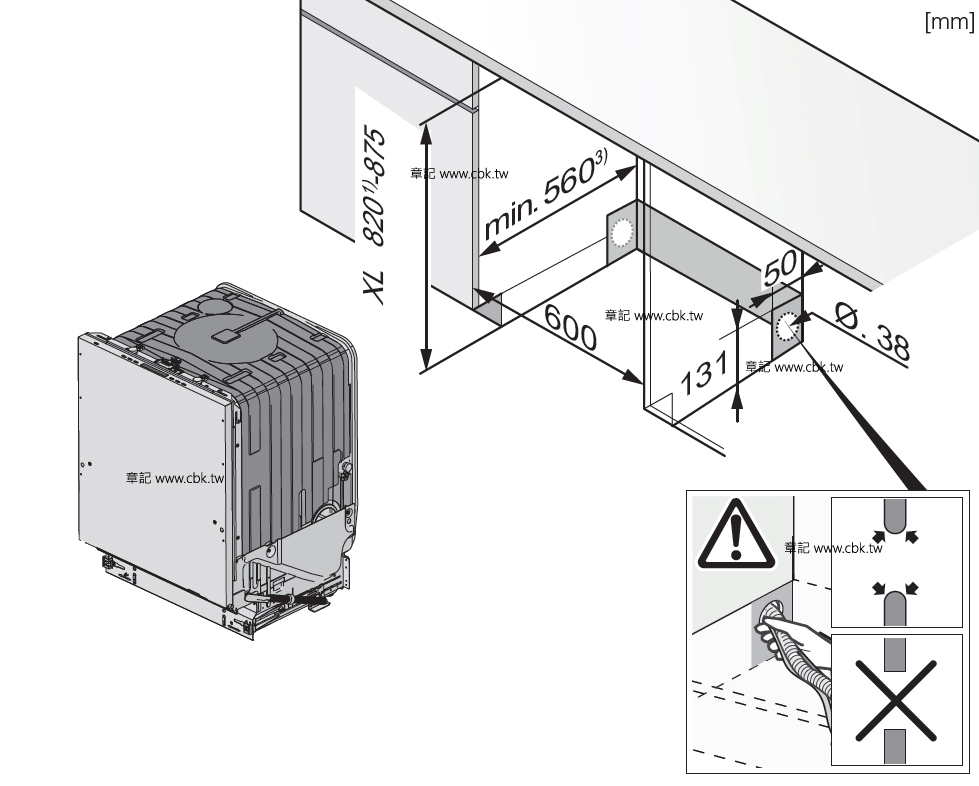 瑞典ASKO全嵌式洗碗機 DFI654B_TW【全省免運費宅配到府+贈送標準安裝+贈送好禮洗碗劑組合】 KOHLER章記衛廚(CBK)衛浴廚具