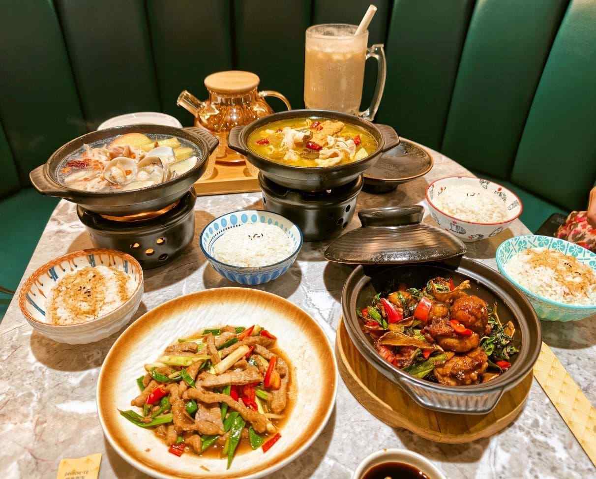 林口熱炒推薦、三杯雞、蘋果蛤蜊雞都是必吃！家常美味就在～茶自點環球A9店