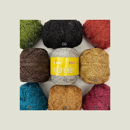 ✨Aislon 金蔥線 GOLD YARN✨  閃耀手作，華麗登場  🌈閃爍光澤，讓作品一眼吸睛!  