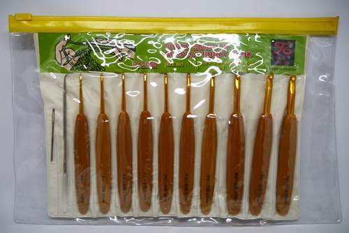 精美握柄鉤針套組示意圖