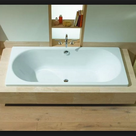 KALDEWEI 103<br>Classic Dou <br>鋼板搪瓷嵌入式浴缸<br>(160x70xH43 cm)示意圖
