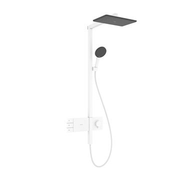 Hansgrohe 24590700<br>Raindance Alive Q<br>恆溫淋浴花灑組<br>(二出水 / 霧白)示意圖