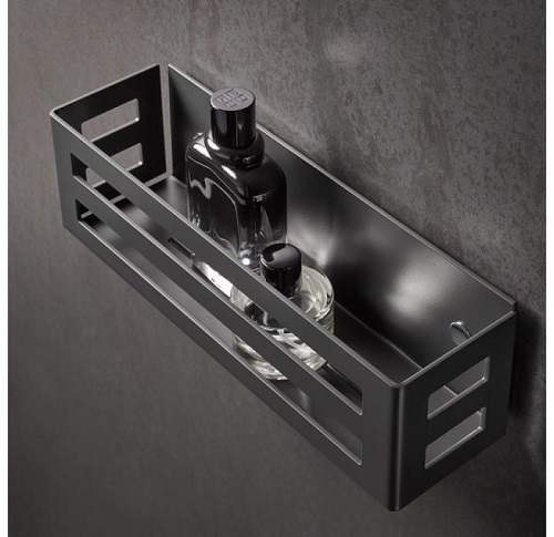 KEUCO K24954.370000<br>Black Selection Plan鋁製淋浴置物籃示意圖