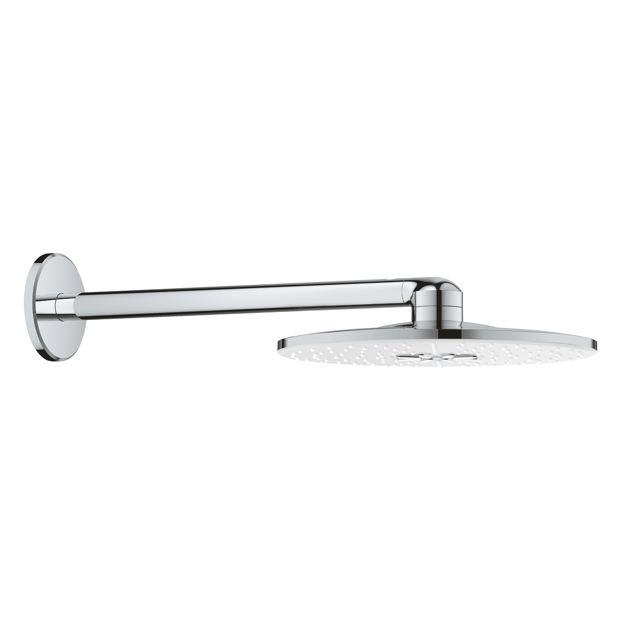 GROHE 26475.LS0<br>Rainshower SmartActive 310<br>圓形頭頂花灑盤組(含 花灑埋壁軸心、壁面上固定桿 43cm)<br>(鉻色)示意圖