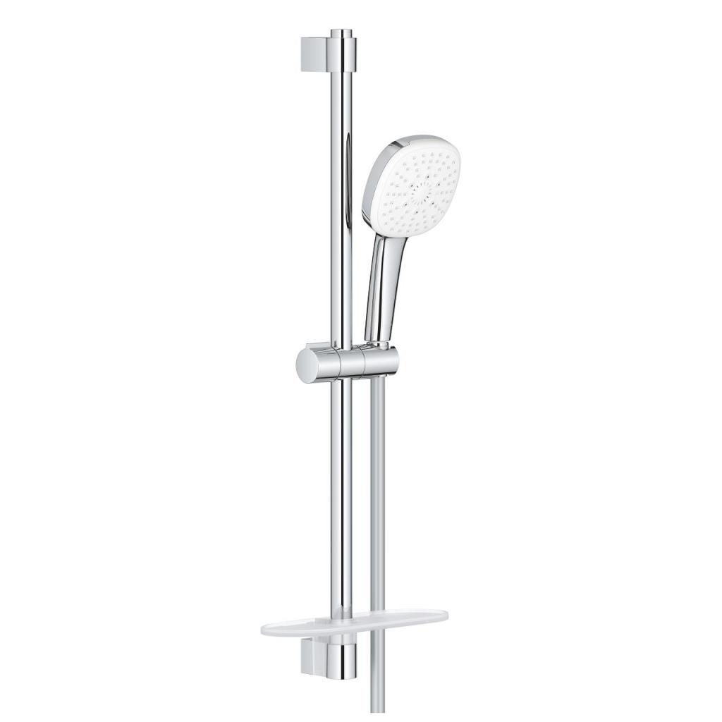 GROHE 27929.003<br>TEMPESTA 110 Cube<br> 60cm淋浴滑桿組(鉻色)示意圖