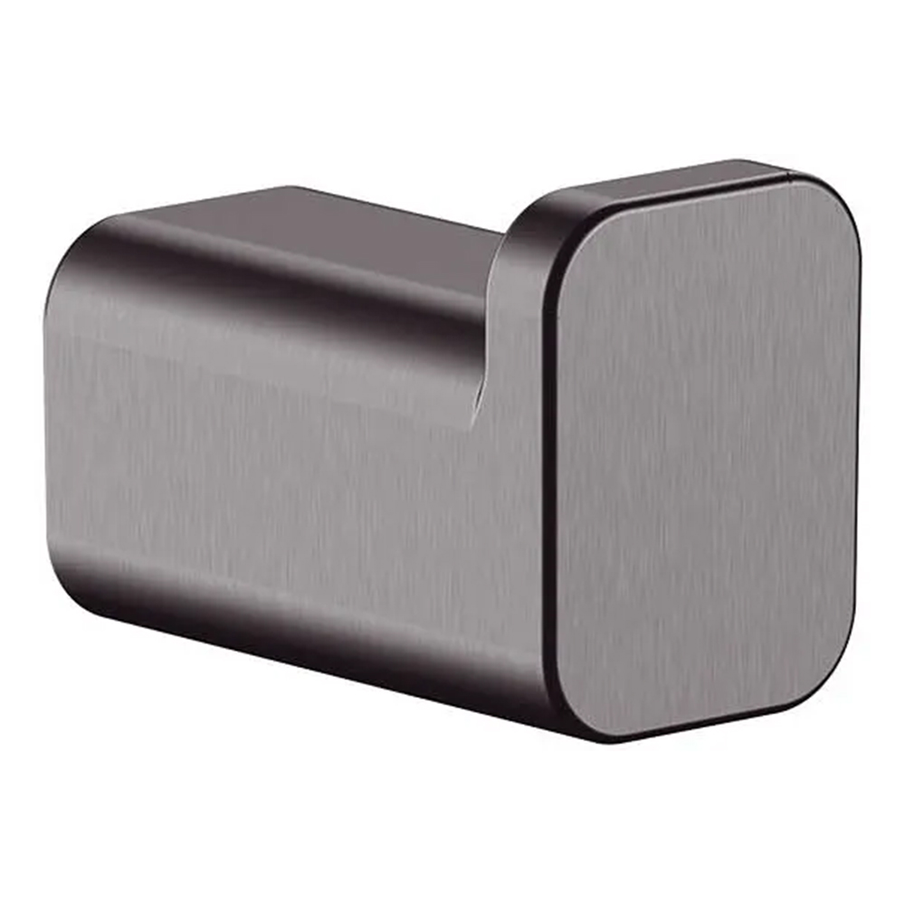 Hansgrohe 41742.340<br>AddStoris<br>衣勾/毛巾勾 (單勾/霧黑鉻)示意圖