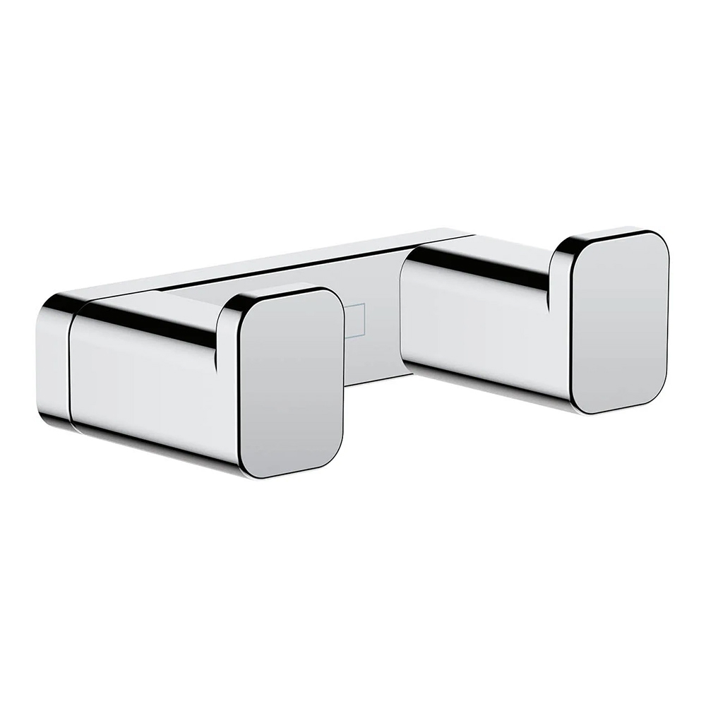 Hansgrohe 41755.000<br>AddStoris<br>雙衣鉤/毛巾鉤 (鉻色)示意圖