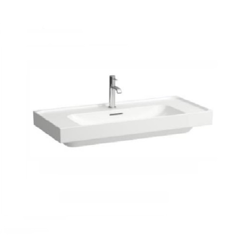 LAUFEN 81011.9<br>MEDA 檯面盆 白色<br>(100x46cm)示意圖