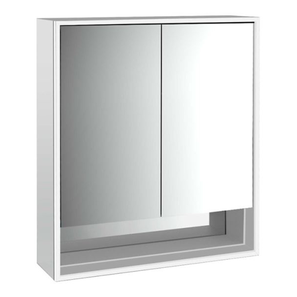 EMCO<br>9798.052.04TW<br>Loft 掛壁式雙門鏡箱60cm<br>(鏡面牆板)示意圖